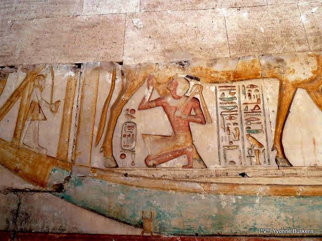 Ramses II Abydos foto Yvonne Buskens