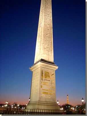 De obelisk van Ramses II, Place de la Concorde, Parijs