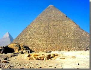 De Grote Piramide van Choefoe, plateau van Gizeh