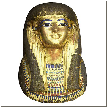 Het mummiemasker van Toeya, Egyptisch Museum, Caïro