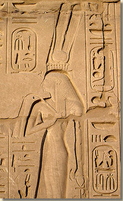 Ahmes-Nefertari, 
tempel van Karnak, Loeksor.