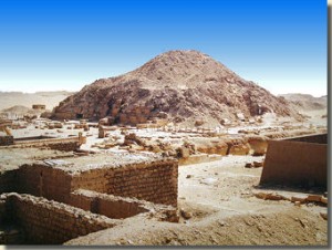 De piramide van Teti, Sakkara.