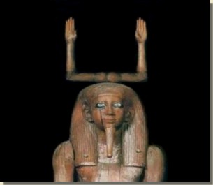 Het ka-beeld van Hor-Aoeibra, Egyptisch Museum, Caïro.